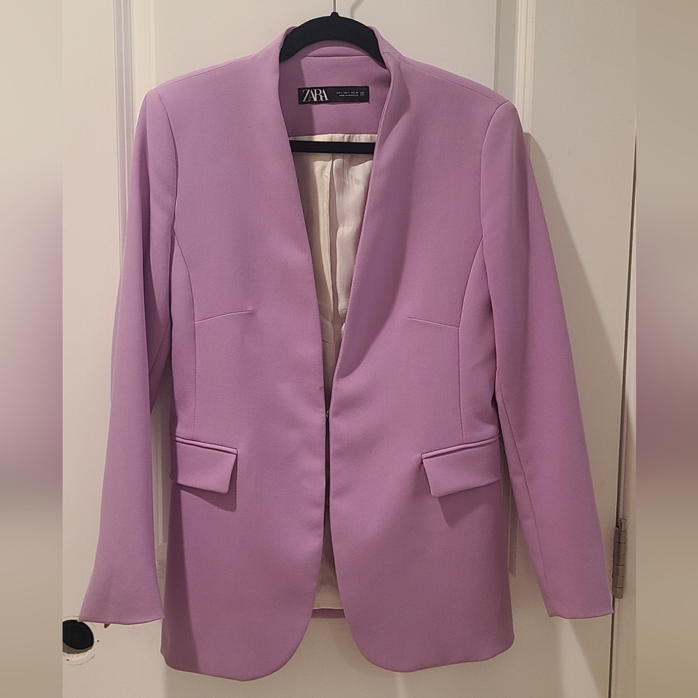 Lilac Zara Blazer size L